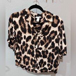 H&M Cheetah Print Shirt